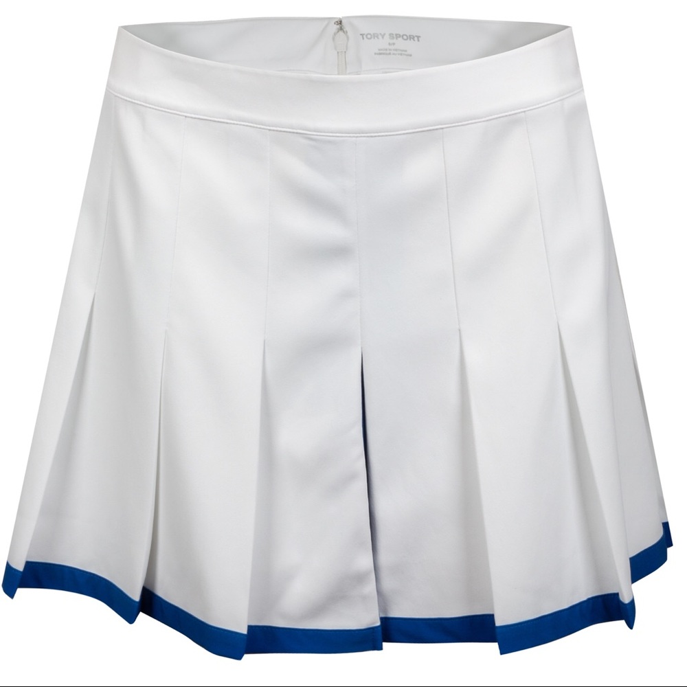 NWOT Tory Burch Tech Twill pleated tennis skirt.